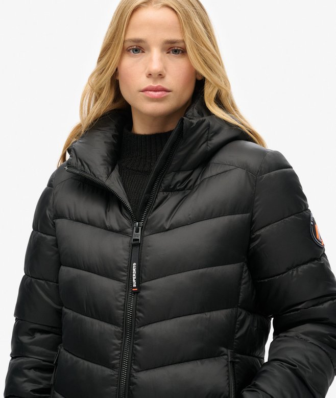 Hooded Fuji Mid Padded Coat