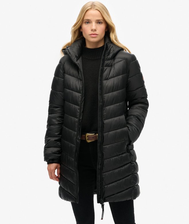 Hooded Fuji Mid Padded Coat