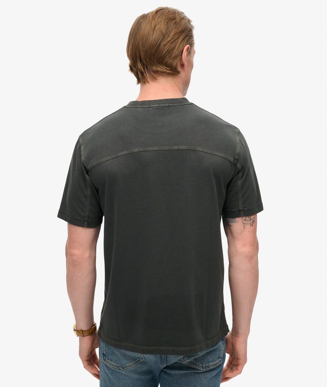 Contrast Stitch Pocket T-Shirt