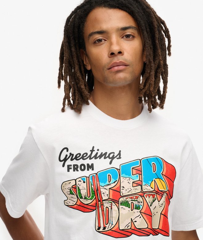 Travel Postcard Graphic T-Shirt