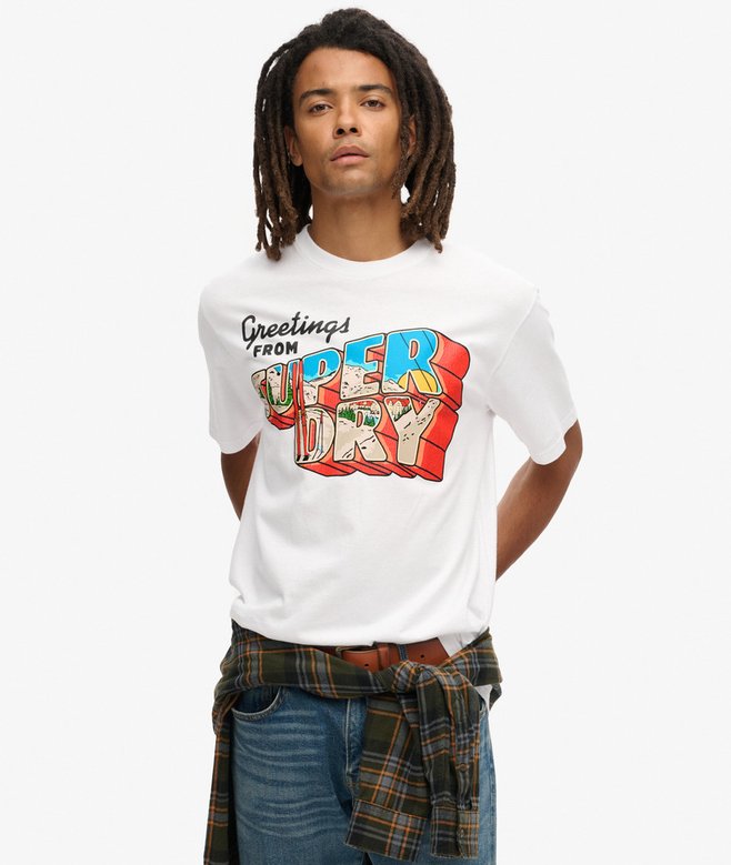 Travel Postcard Graphic T-Shirt