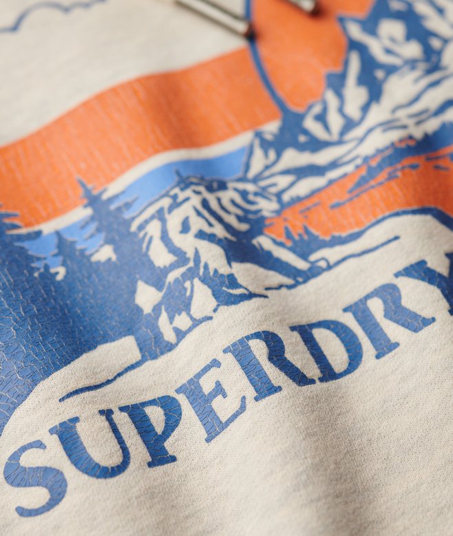 Outdoor Graphic Stripe Hoodie