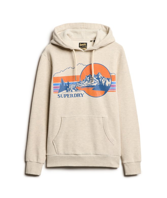 Outdoor Graphic Stripe Hoodie
