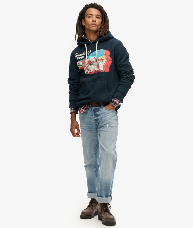 Travel Postcard Graphic Hoodie (1) 5 out of 5 stars, 1 reviews More Colours Available Price £29.99 Price reduced from £59.99 to You Save 50%