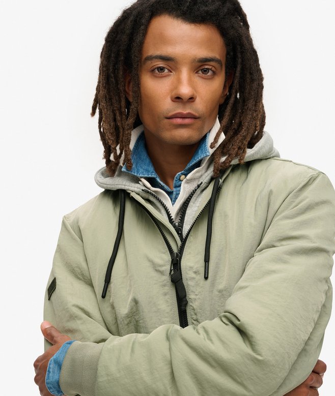 Military Hooded MA1 Jacket
