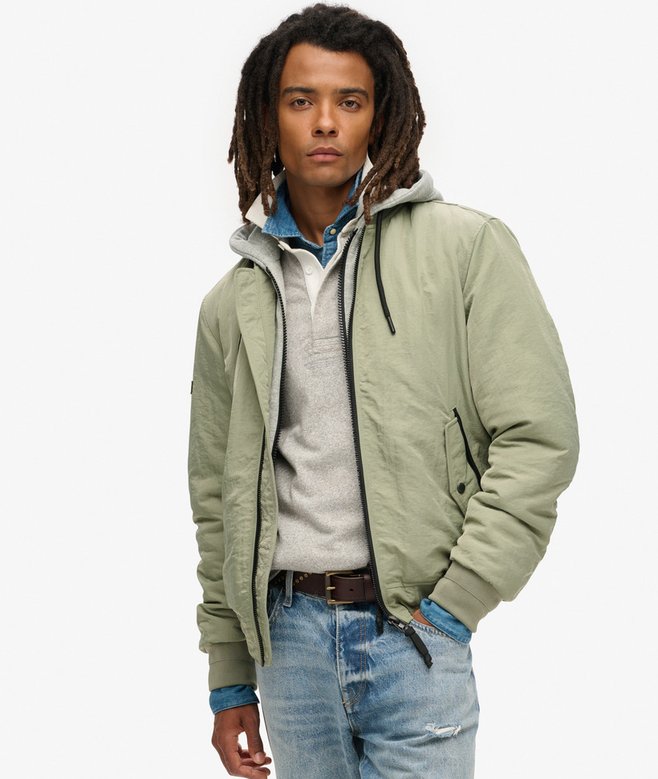 Military Hooded MA1 Jacket