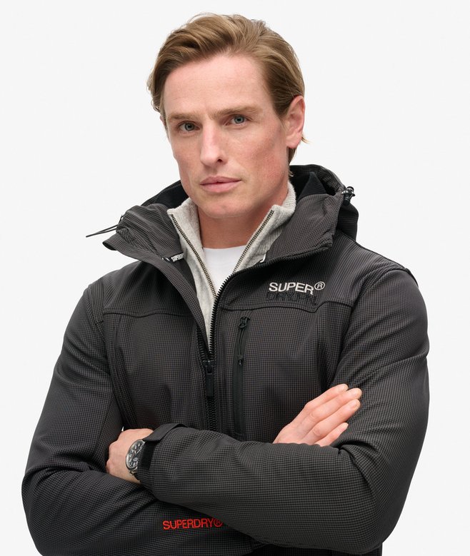Hooded Ripstop Softshell Trekker Jacket