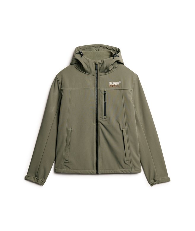 Hooded Ripstop Softshell Trekker Jacket