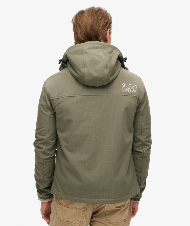 Hooded Ripstop Softshell Trekker Jacket