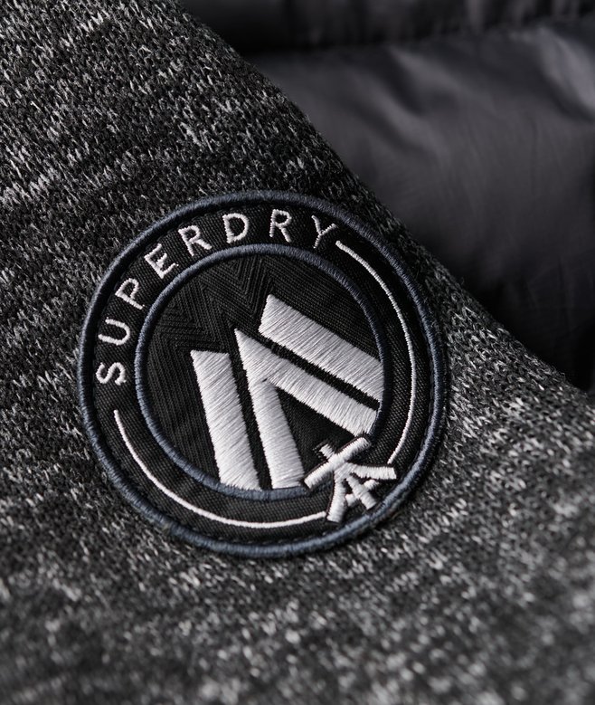 Hooded Knit Storm Hybrid Jacket