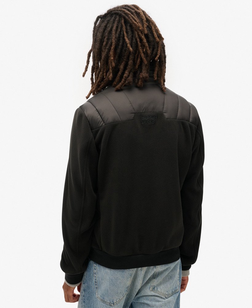 新作　完売品　BRIEFING　STORM FLEECE BLOUSON 黒 mens Storm Fleece Hybrid Bomber Jacket in Black | Superdry US