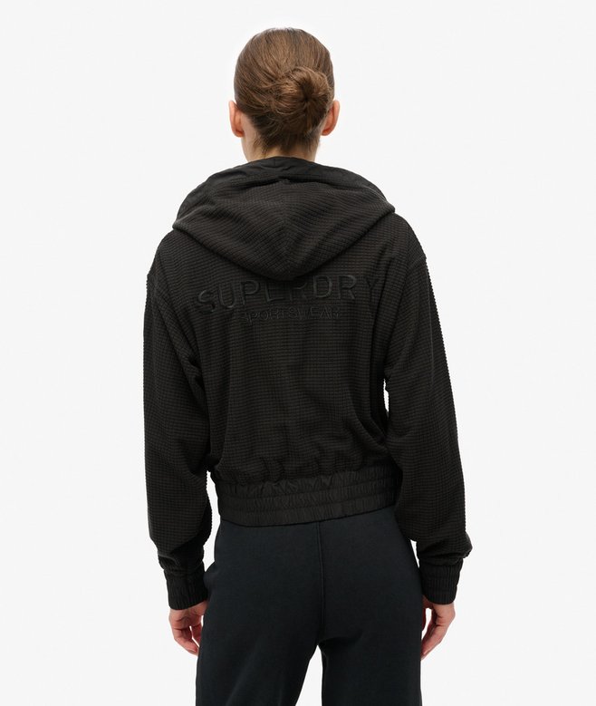 Sport Tech Grid Fleece Ziphood