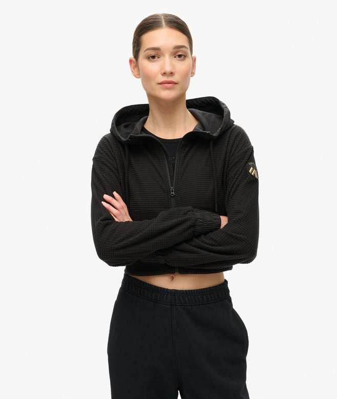 Sport Tech Grid Fleece Ziphood