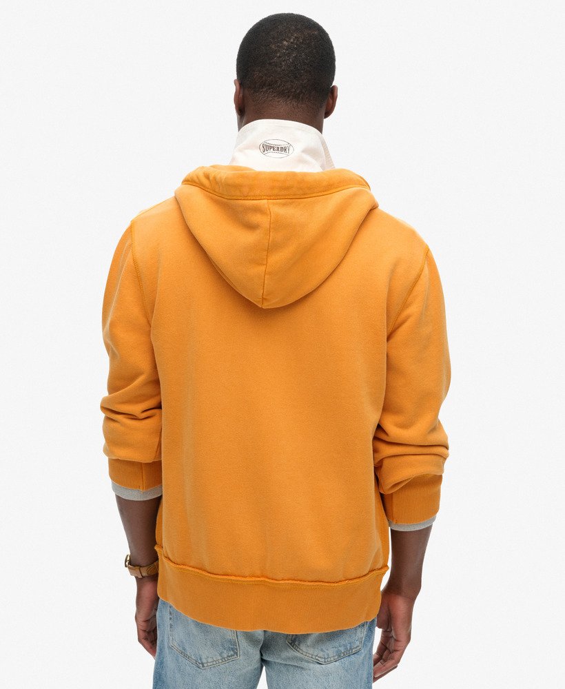 mens Vintage Athletic Zip Hoodie in TRACK GOLD | Superdry US
