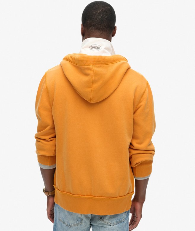 Vintage Athletic Zip Hoodie