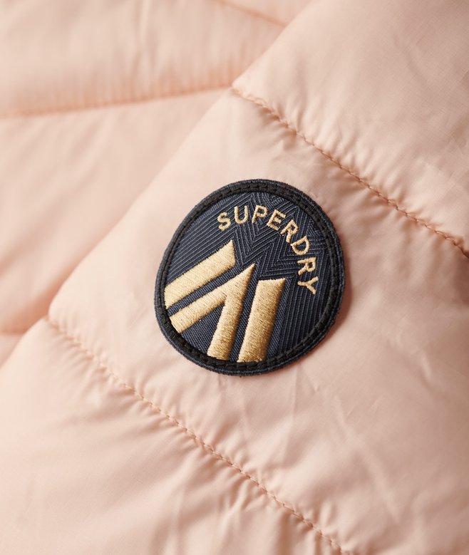Hooded Fuji Quilted Padded Jacket