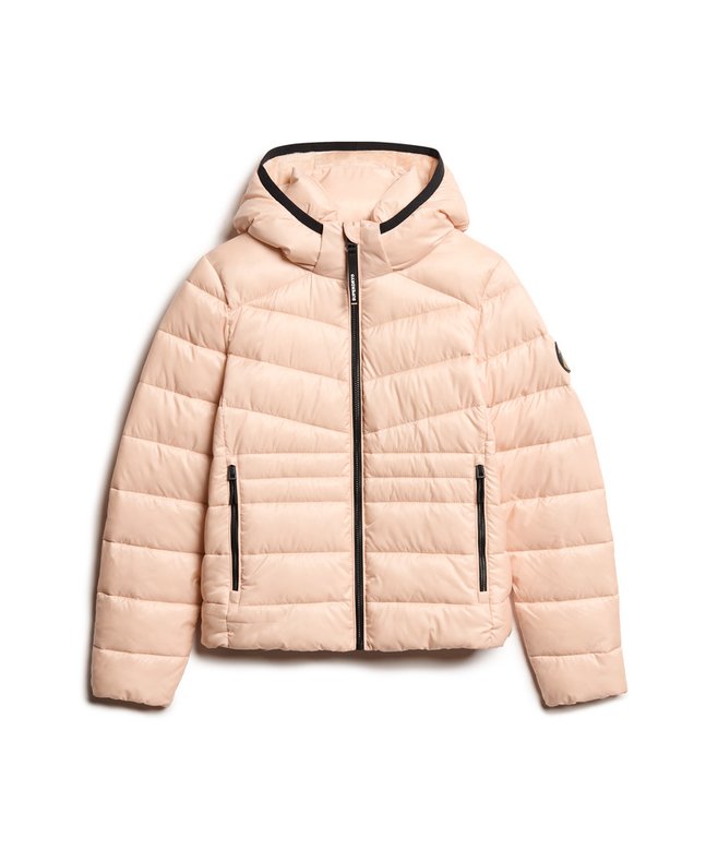 Hooded Fuji Quilted Padded Jacket