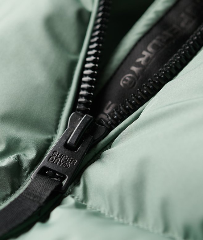Hooded Sports Puffer Jacket
