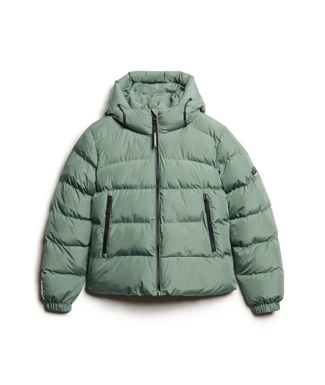 Hooded Sports Puffer Jacket