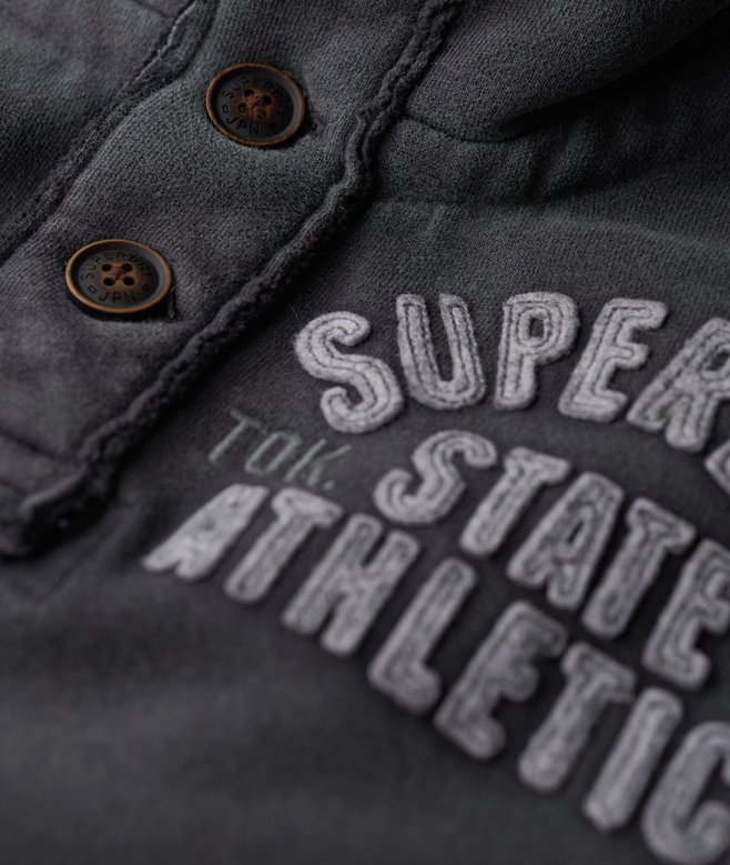 Vintage Athletic Half Button Jumper