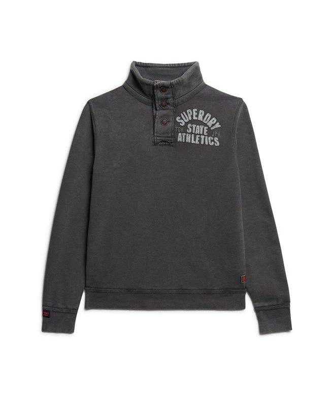 Vintage Athletic Half Button Jumper