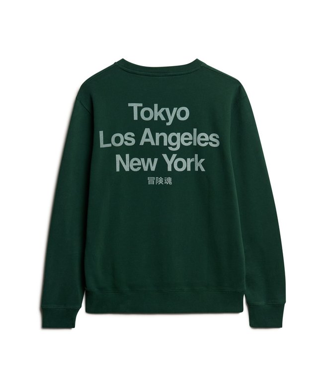 Core Logo City Loose Crew Sweatshirt