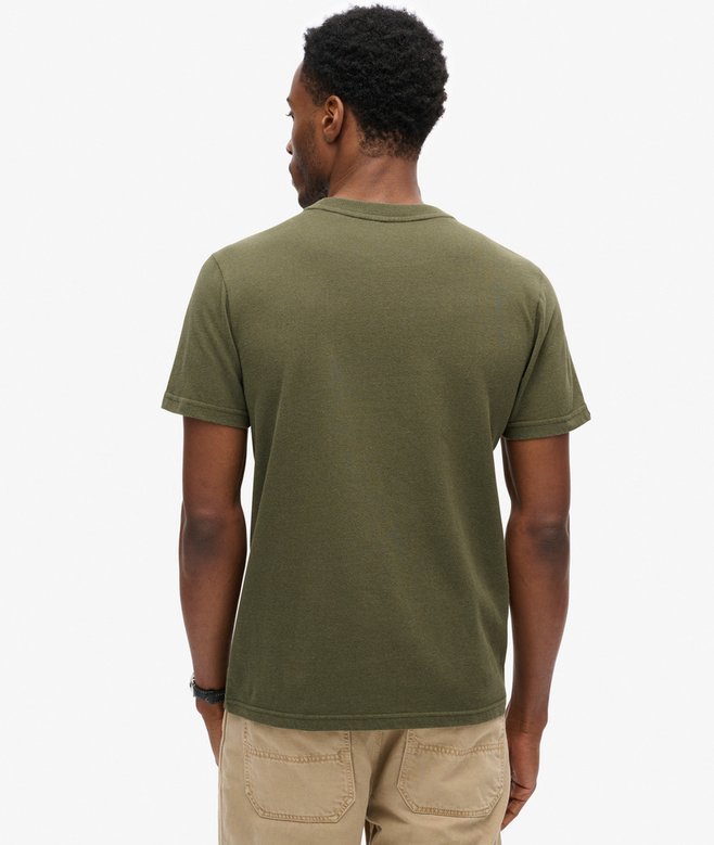 Flocked Fade Graphic T Shirt
