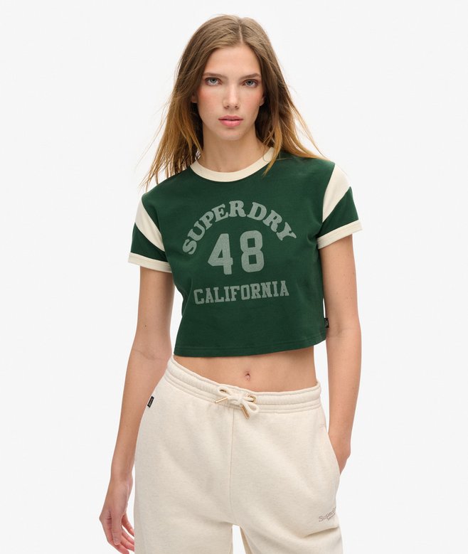 Athletic Essentials Graphic Ringer T-Shirt