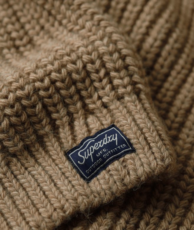 Slouchy Stitch Roll Neck Knit