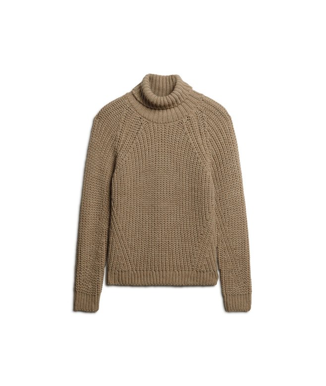 Slouchy Stitch Roll Neck Knit