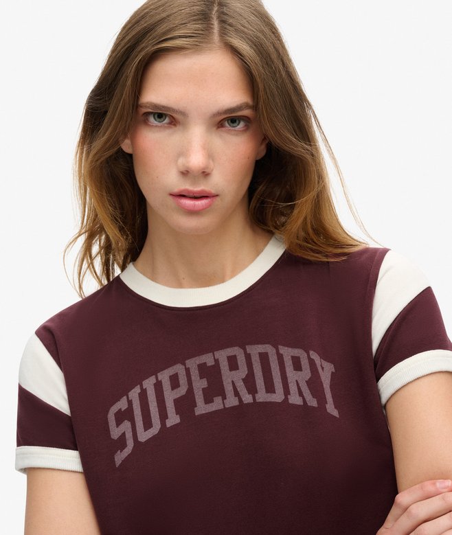 Athletic Essentials Graphic Ringer T-Shirt