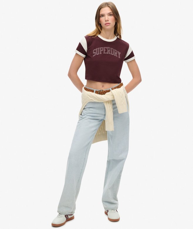 Athletic Essentials Graphic Ringer T-Shirt