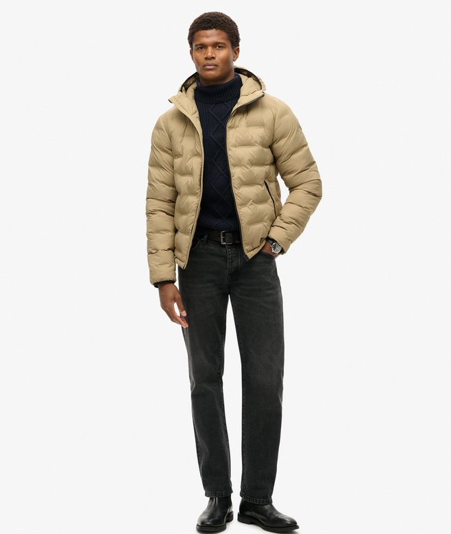 Hooded Quilted Puffer Coat