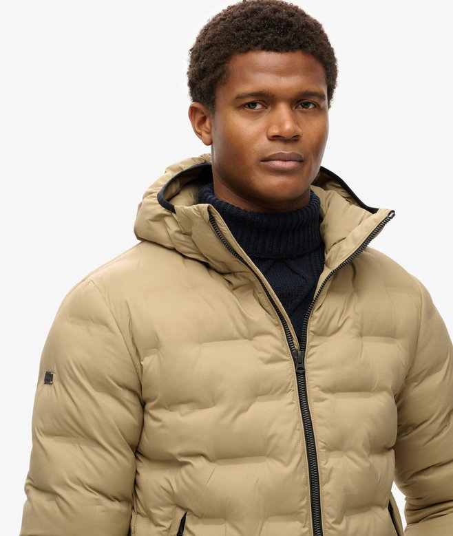 Hooded Quilted Puffer Coat
