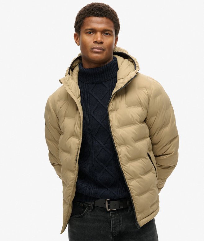 Hooded Quilted Puffer Coat