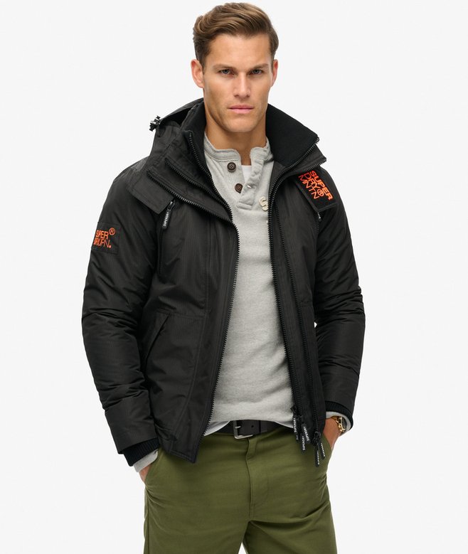 Hooded Mountain Windbreaker Jacket