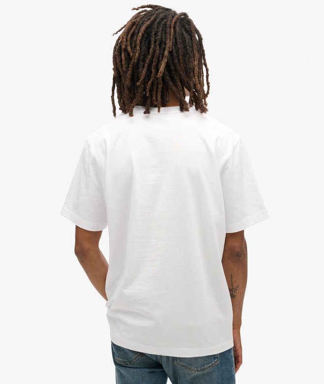 Micro Logo Graphic Loose T-Shirt