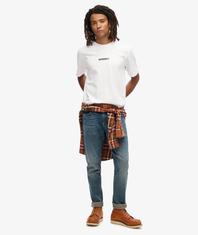 Micro Logo Graphic Loose T-Shirt