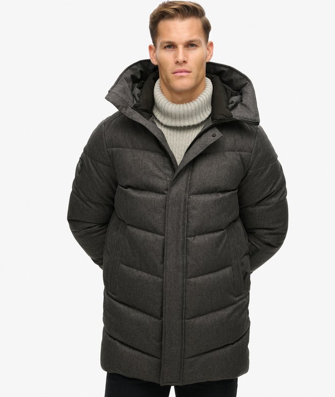 City Chevron Padded Coat