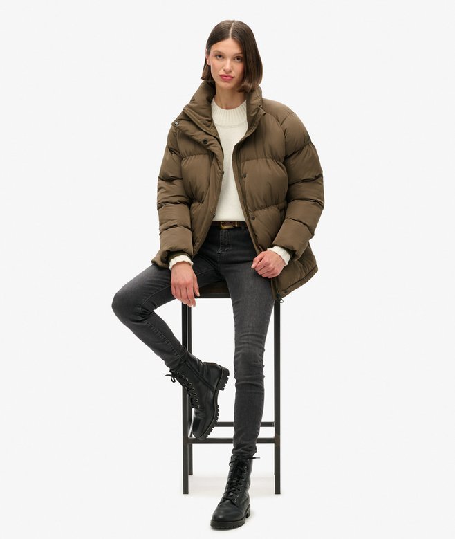 Mid Length Puffer Jacket