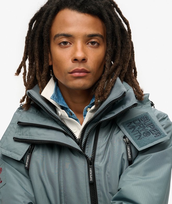 Hooded Mountain Windbreaker Jacket