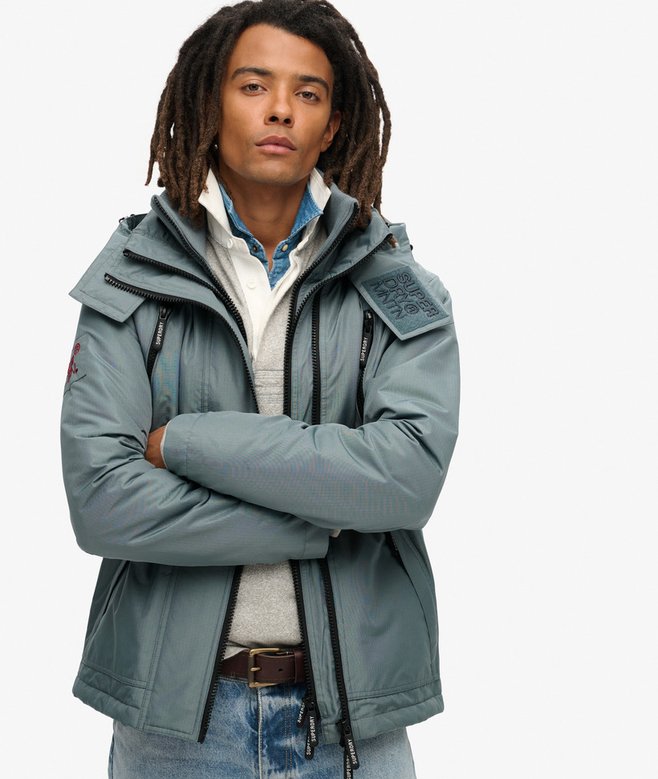 Hooded Mountain Windbreaker Jacket