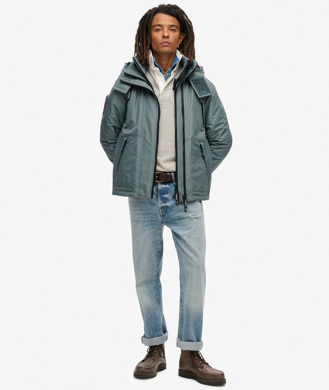 Hooded Mountain Windbreaker Jacket