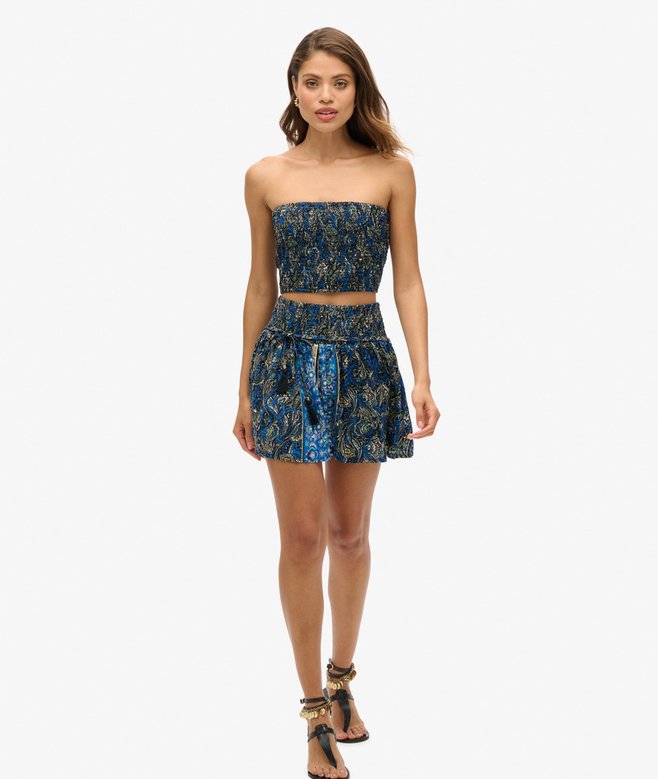 Paisley Print Bandeau Top