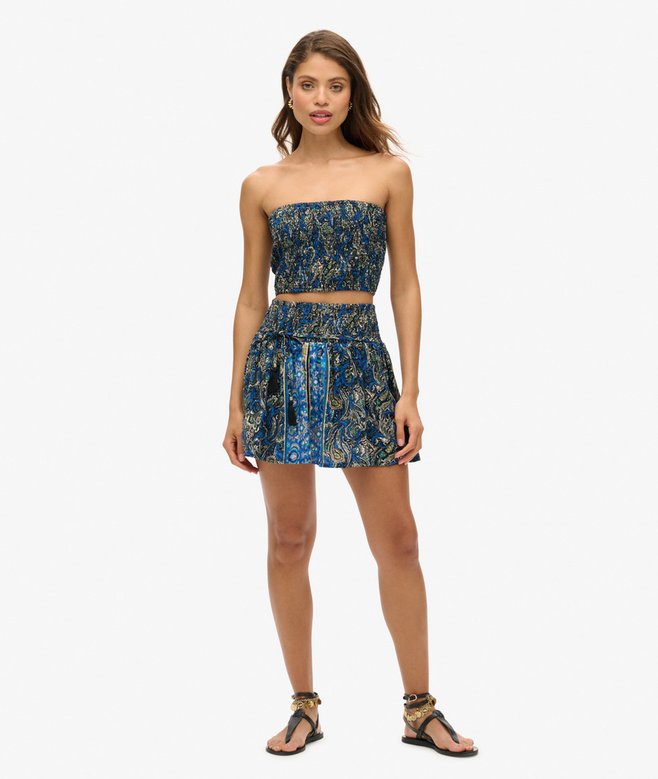 Paisley Print Bandeau Top