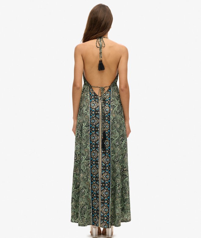 Paisley Print Maxi Dress