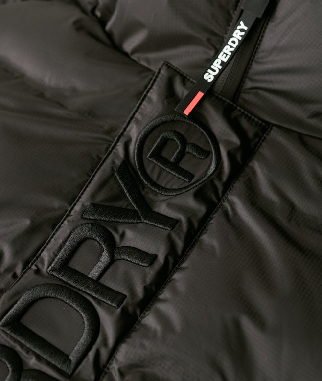 Hooded City Graphic Puffer Jacket