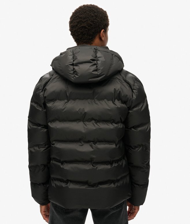 Hooded City Graphic Puffer Jacket