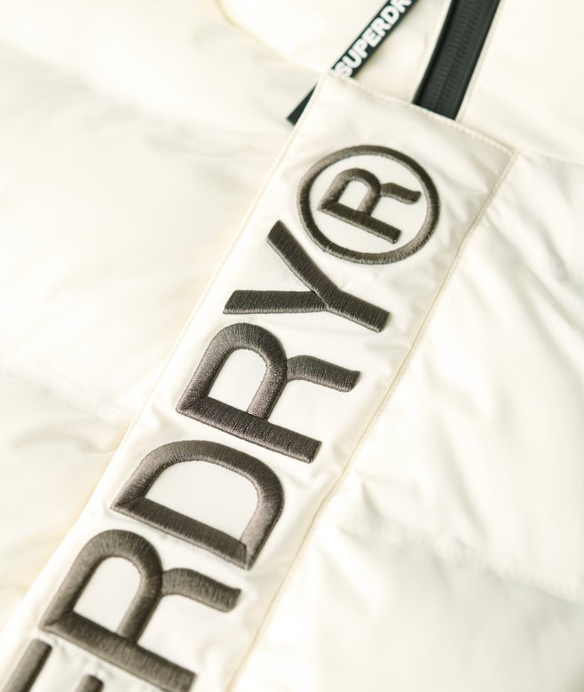 Hooded City Graphic Puffer Jacket