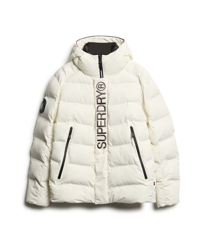 Hooded City Graphic Puffer Jacket